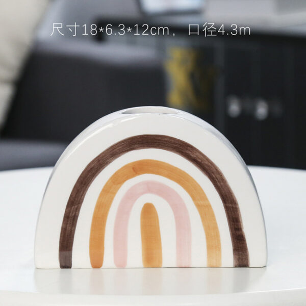 Modern Painting Ceramic Flower Pot - Image 4