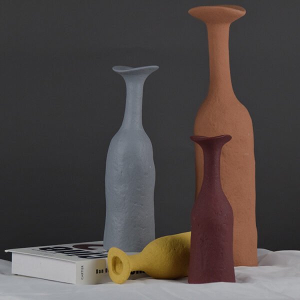 Morandi Multi-Colored Minimalist Ceramic Vases
