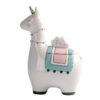 Alpaca 3d Painted Ceramic Storage Cookie Jar - Image 3