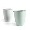 Plaint White Ceramic Massage Candle Jar
