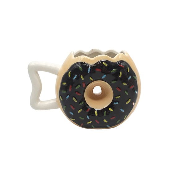 Creative Donut Shaped Ceramic Mug