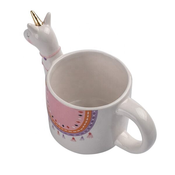 3d Ceramic Alpaca Coffee Mug - Image 2