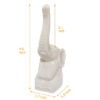 White Wedding Elephant Ring Holder - Image 2