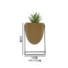 Small Egg Shaped Design Ceramic Plant Pots - Image 4