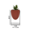 Small Egg Shaped Design Ceramic Plant Pots - Image 3