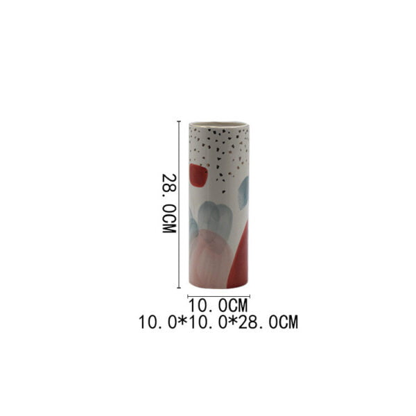 Abstract Decorative Watercolor Ceramic Vases - Image 4